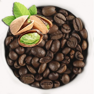 café 100% arábica y tueste natural con pistacho
