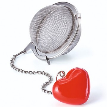 Bola Filtro con Cadena Corazón