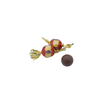 bombones de chocolate de la casa adosada urbana en azul