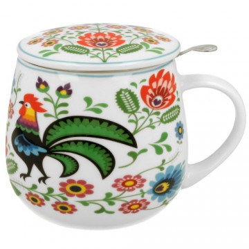 taza Folk con filtro y tapa 0,40l