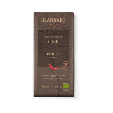 Chocolate ECO 83% con Chili